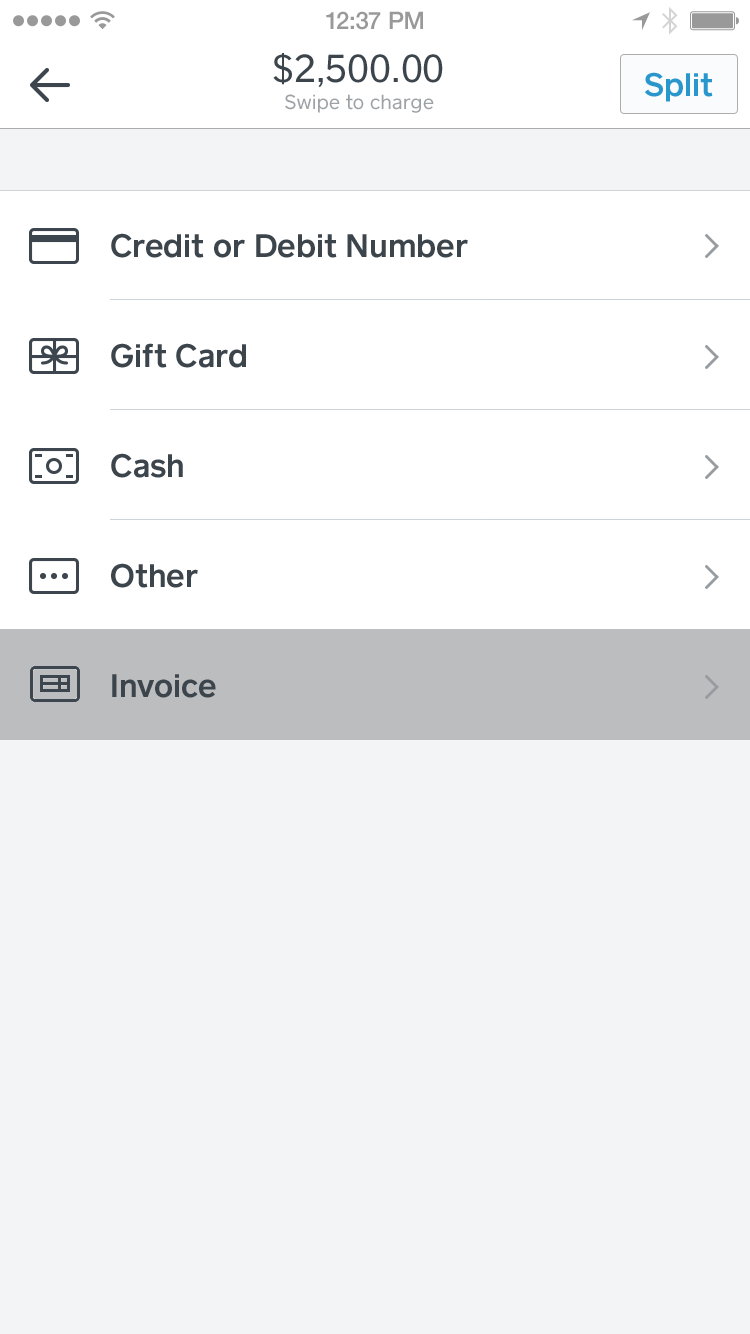 Create Invoice