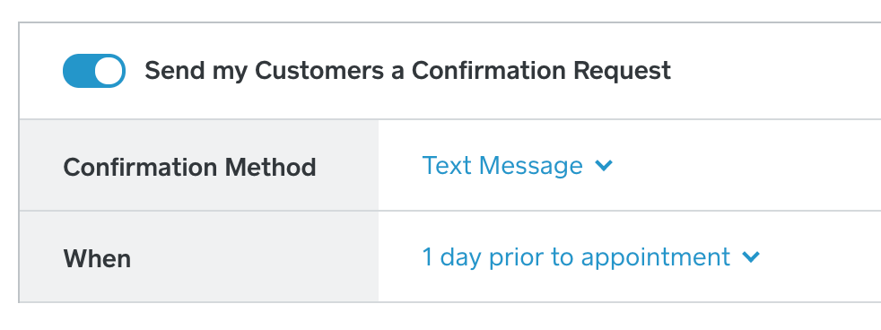 Confirmation Request
