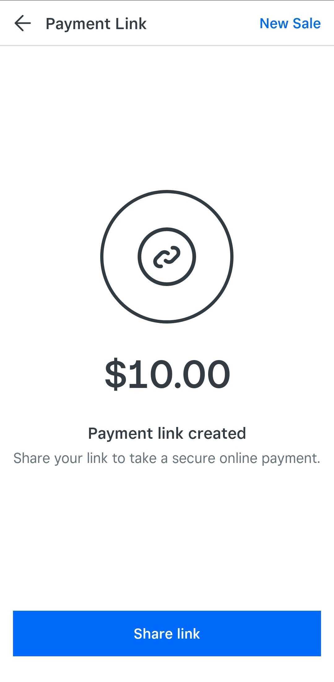Payment Link Created 
