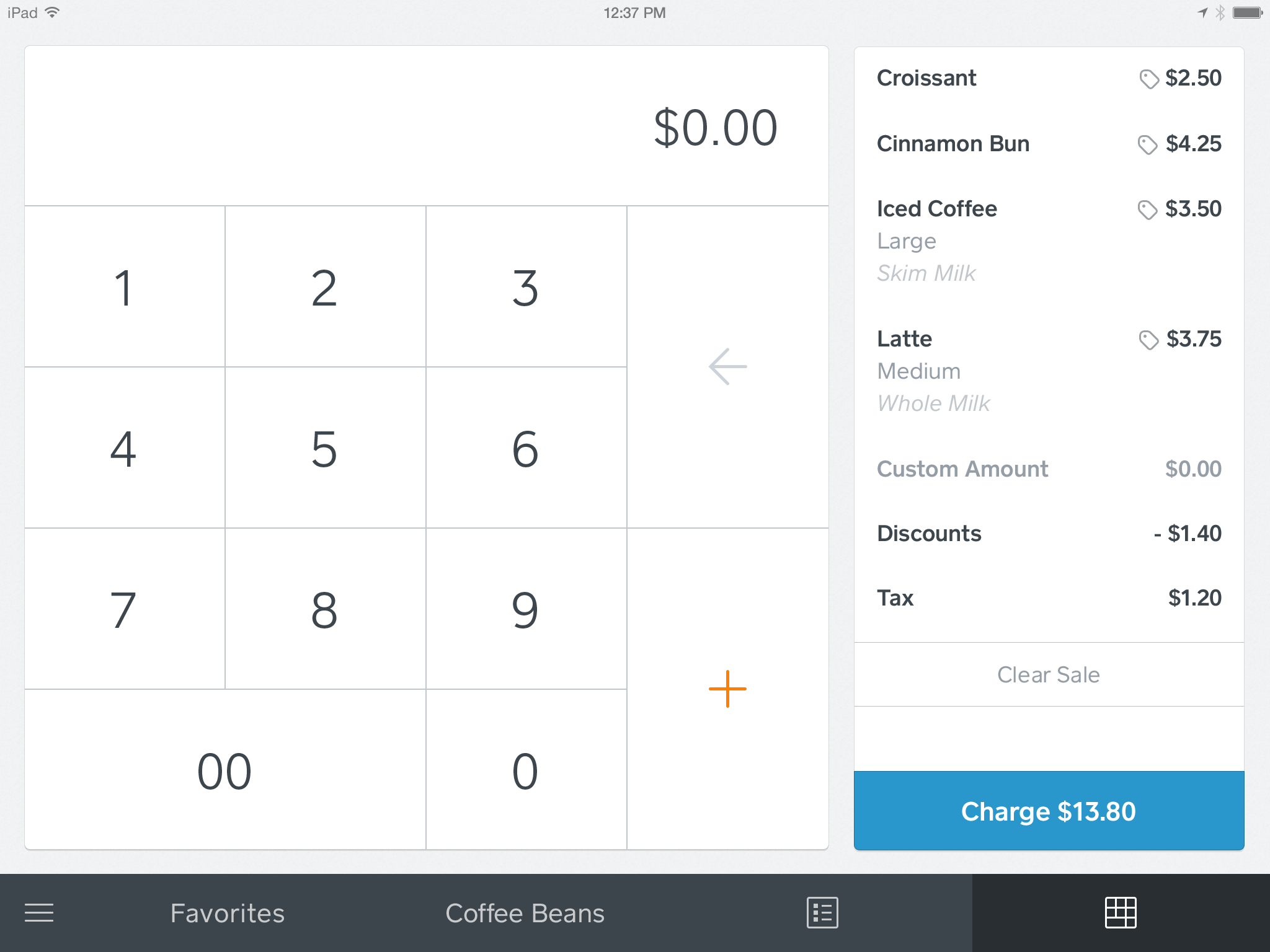 Enter amount