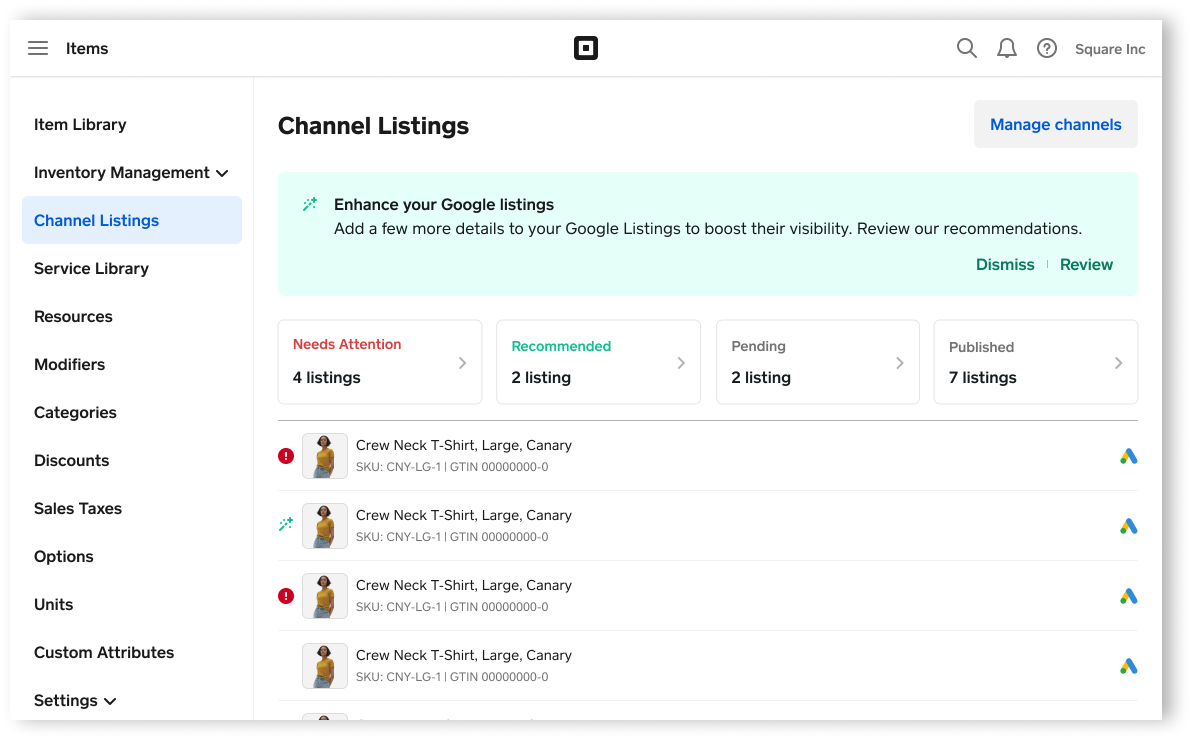Retail - Item Readiness Dashboard - US - EN
