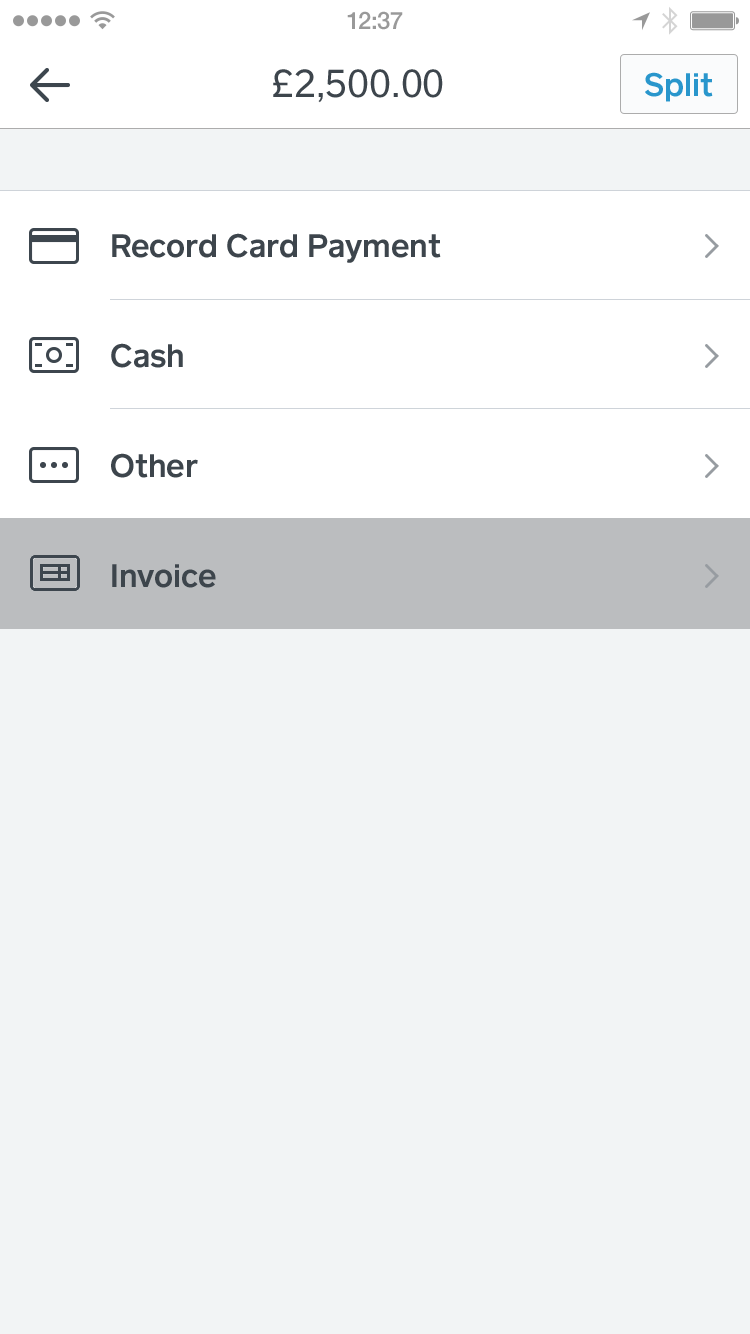 create invoice