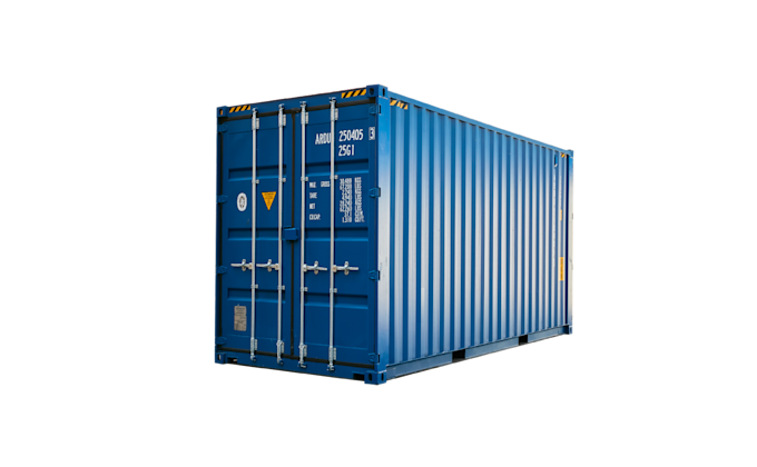 25G0 20FT High Cube Double Door new blue Corner
