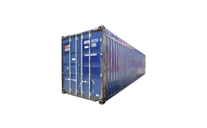 42U9 40FT OPEN TOP REBUILD USED CORNER