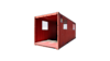 22TU 20FT TUNNEL CONTAINER RENT CORNER RED control