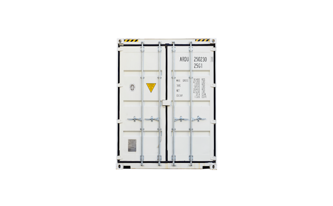 25G1 20FT High Cube white front