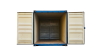 22G0 20FT double door rental blue Open doors control