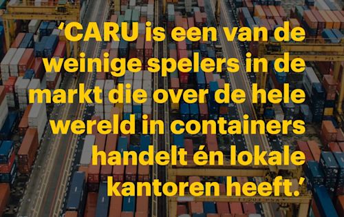 Caru is een van de weinig spelers Rob Tromp