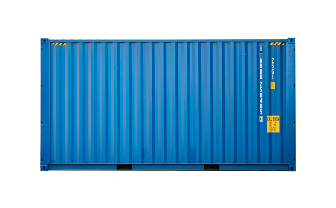 25G0 20FT High Cube Double Door new blue Side
