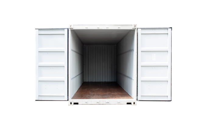22L1 20FT Furniture white new Open doors
