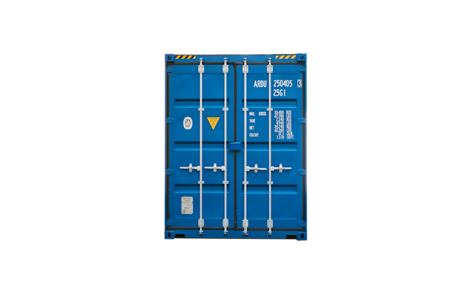 25G0 20FT High Cube Double Door new blue Front