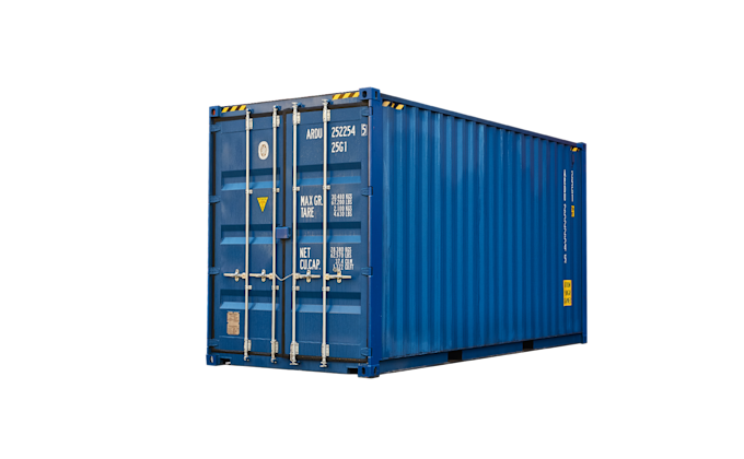 25G1 20FT High Cube new blue corner