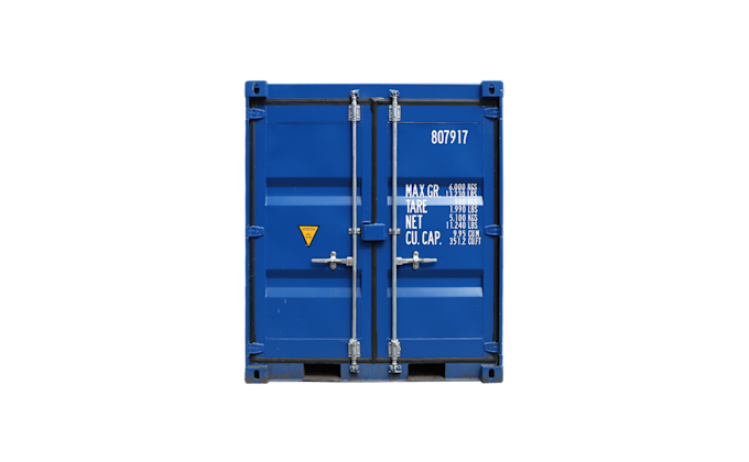 8BG4 8FT STEEL FLOOR NIEUW doors closed