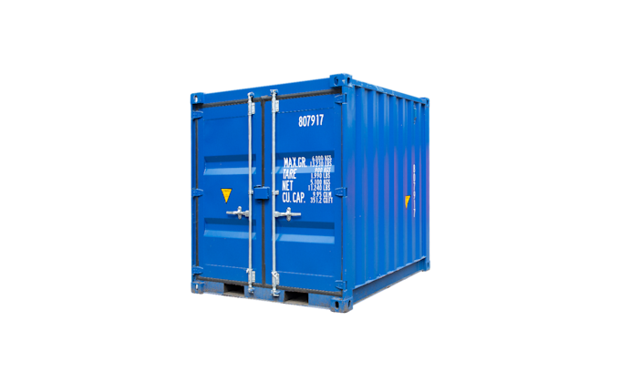 8BG4 8FT STEEL FLOOR NIEUW BLAUW corner