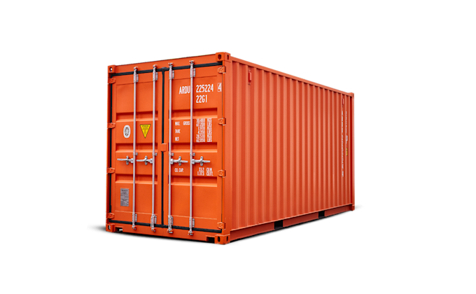 22G1 20FT Standaard new orange Corner shadow