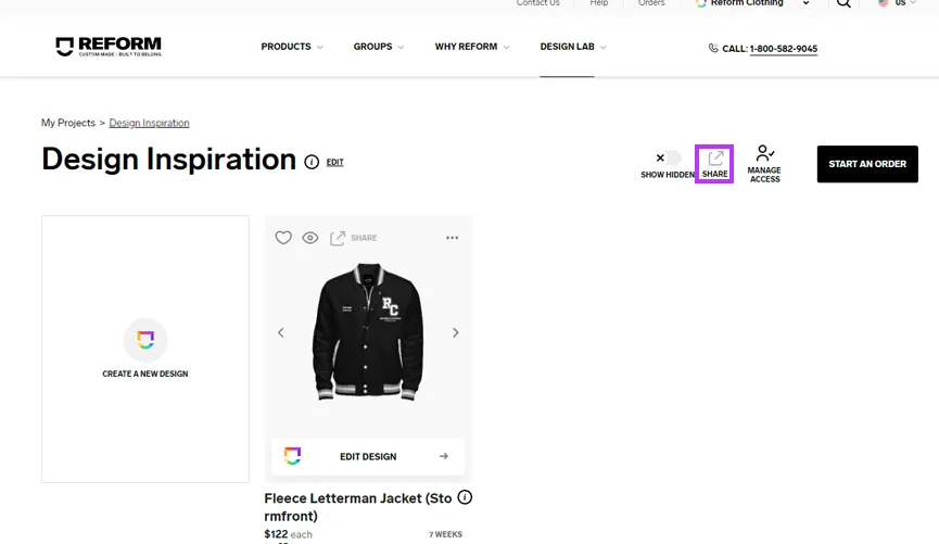 Select Share within a Project space to get the link to share the entire project with others.