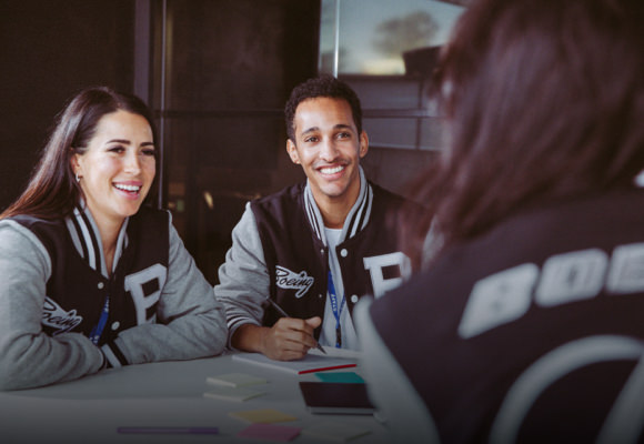 Corporate Staff wearing custom jackets