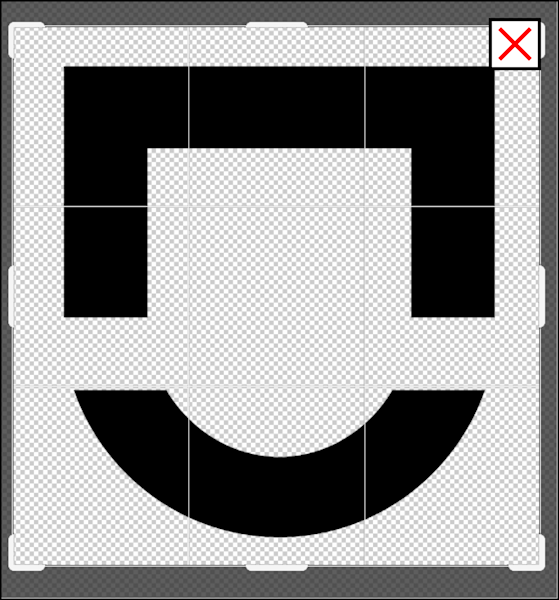 Graphic which has not been cropped to edges
