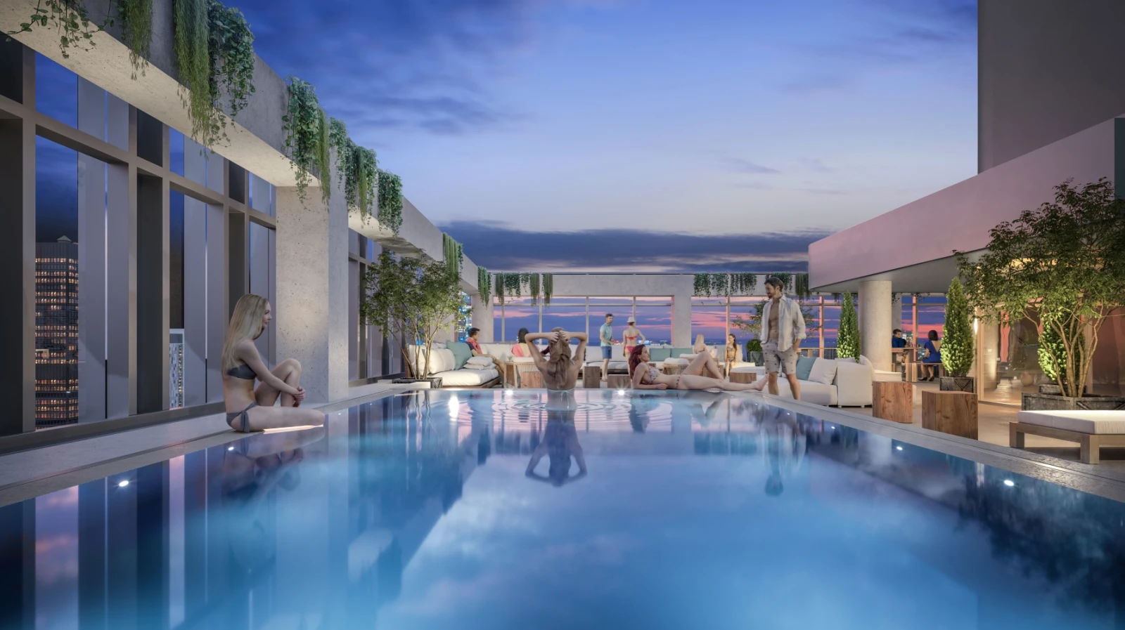 The Rooftop Pool & Lounge 