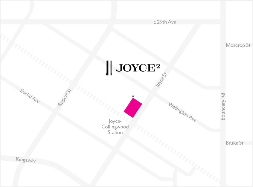 Map showing location of property
