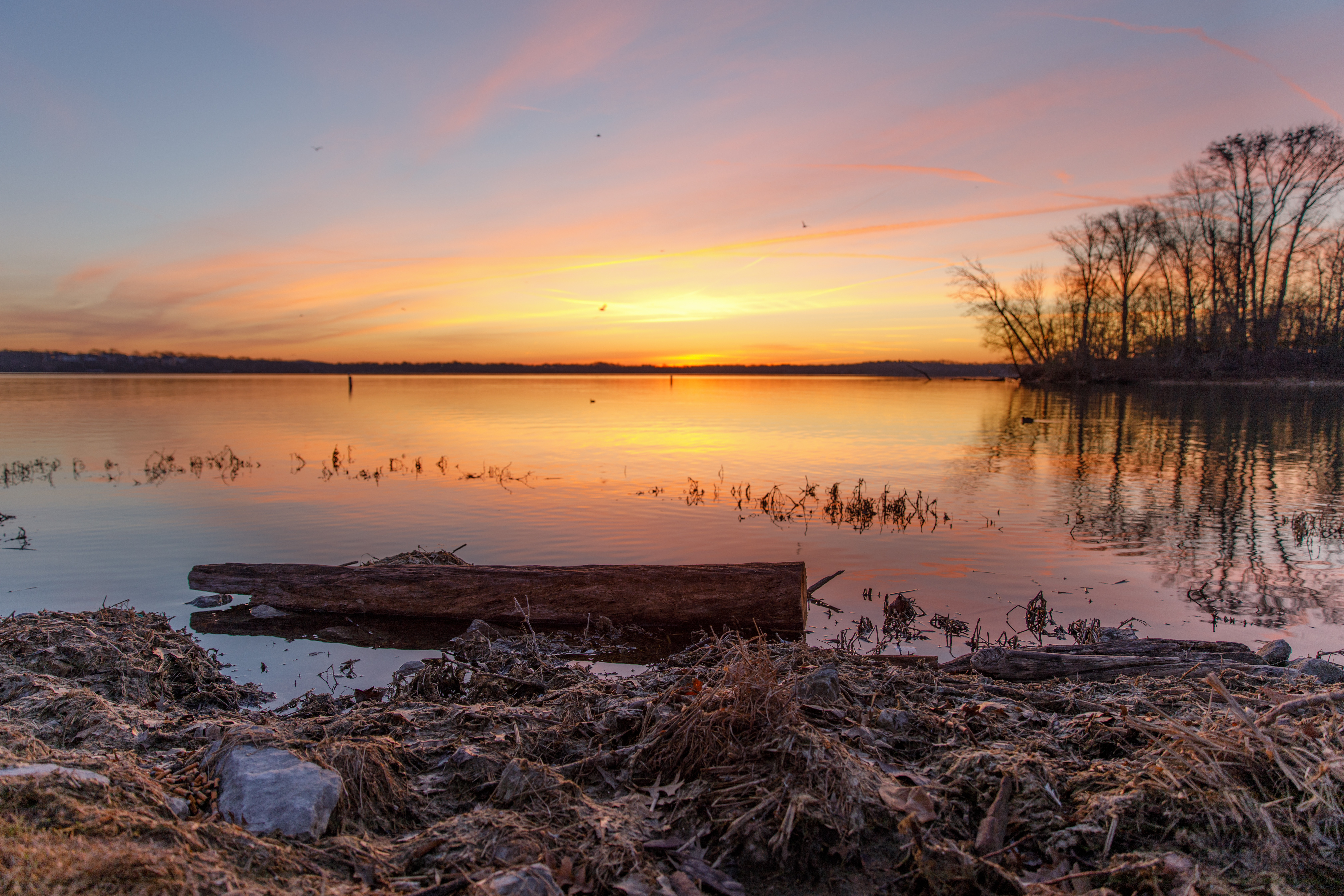 Sunrise over Old Hickory Lake