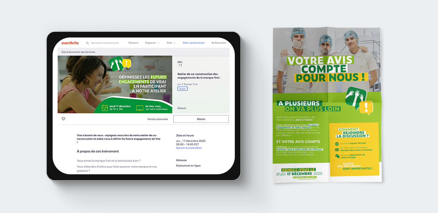 Comment co-construire les engagements d'une marque ? Le cas Vrai 3