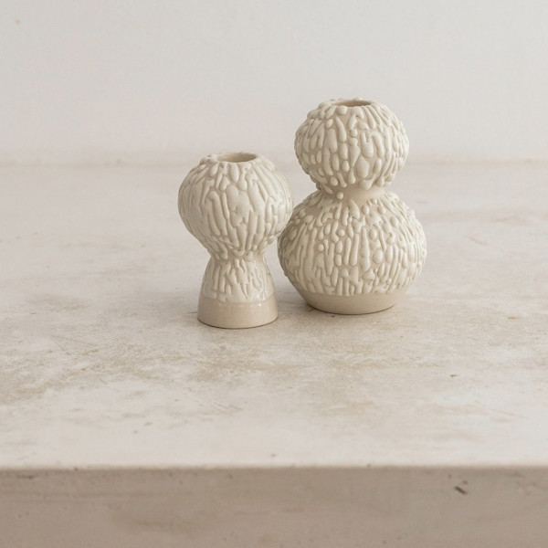 CAPRI CANDLE HOLDER PAIR by Marloe Marloe