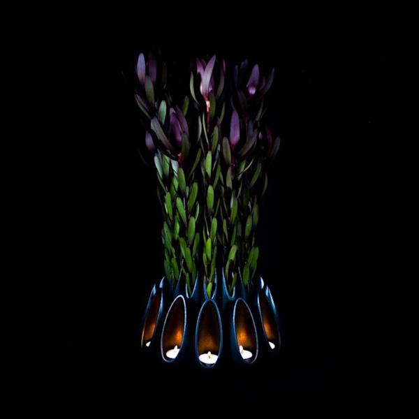 SEEDPOD WREATH VASE TALL by Object Van Brandenburg