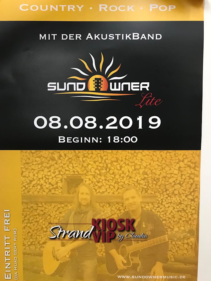 Country, Rock und Pop mit der Akustikband Sundowner Lite