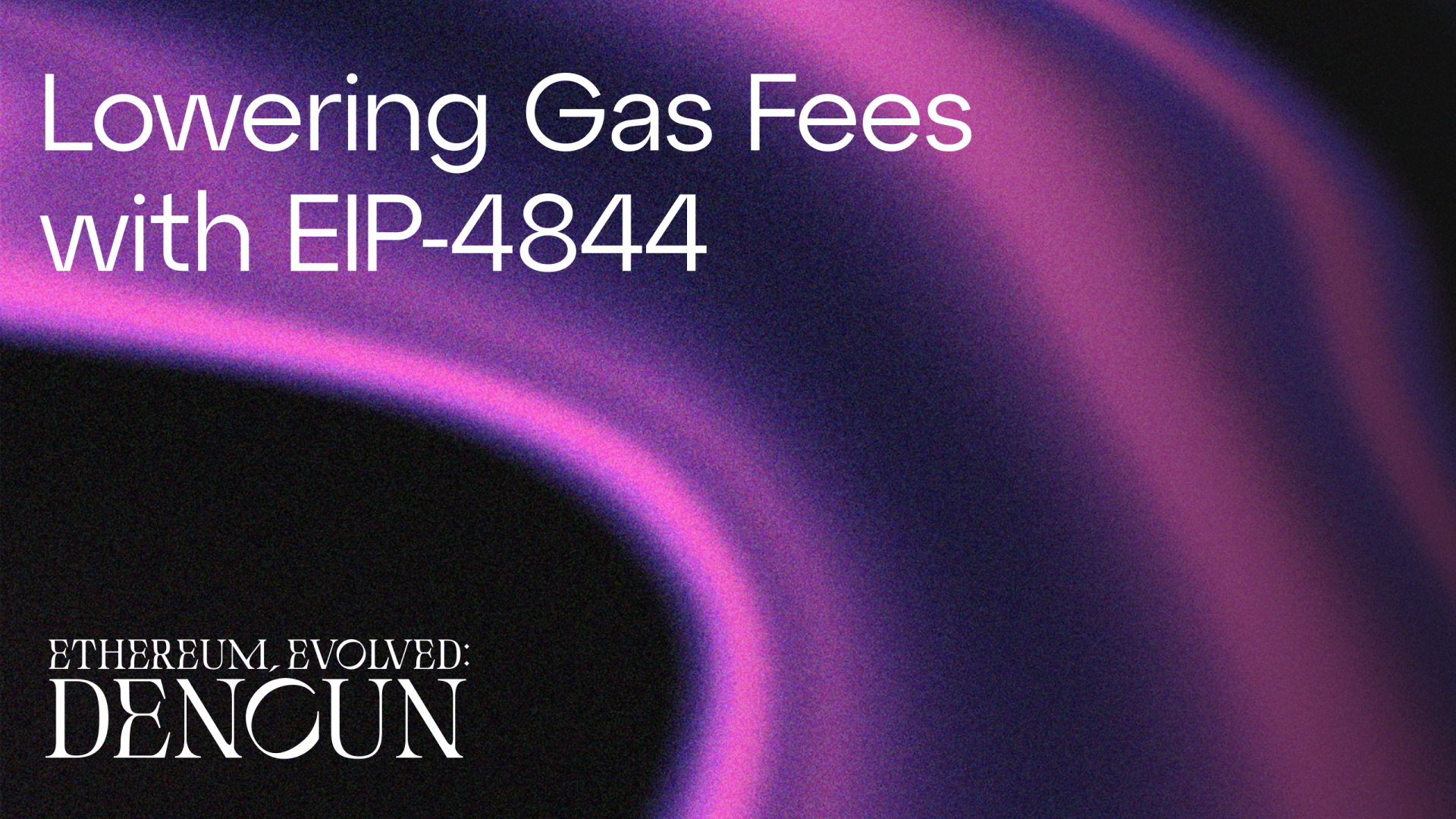 Lowering Gas Fees with EIP-4844