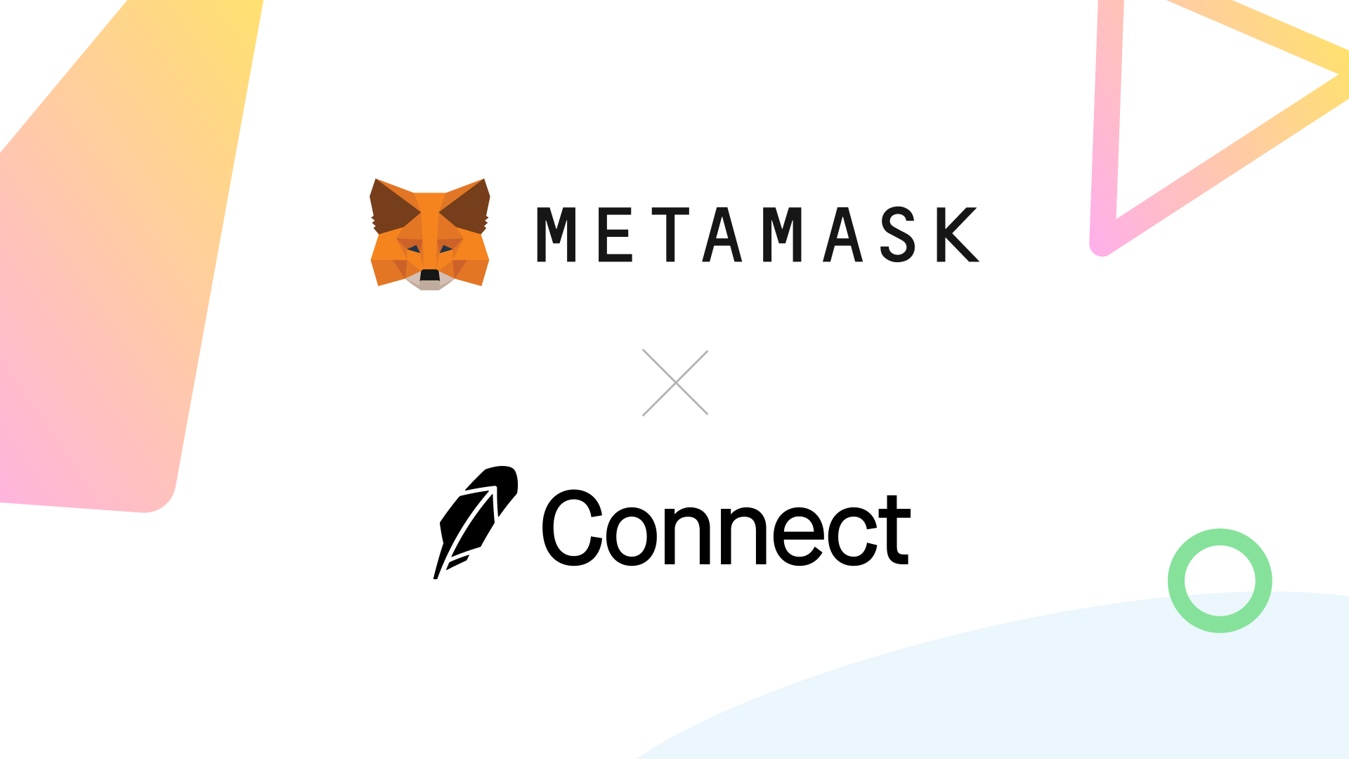 MetaMask x Robinhood Connect hero