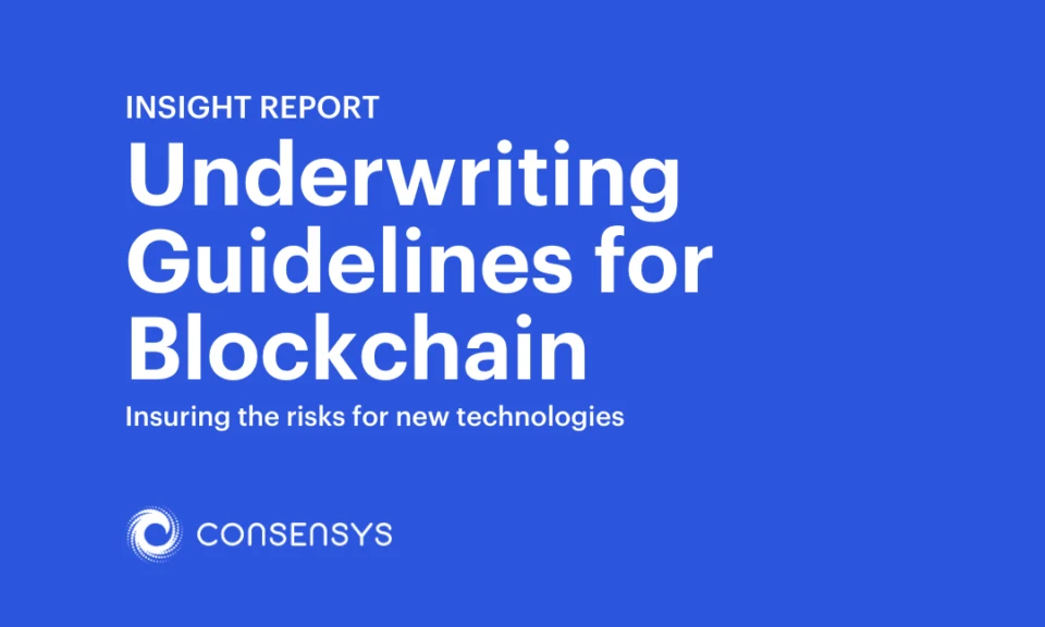 Underwriting Guidelines for Blockchain Technology