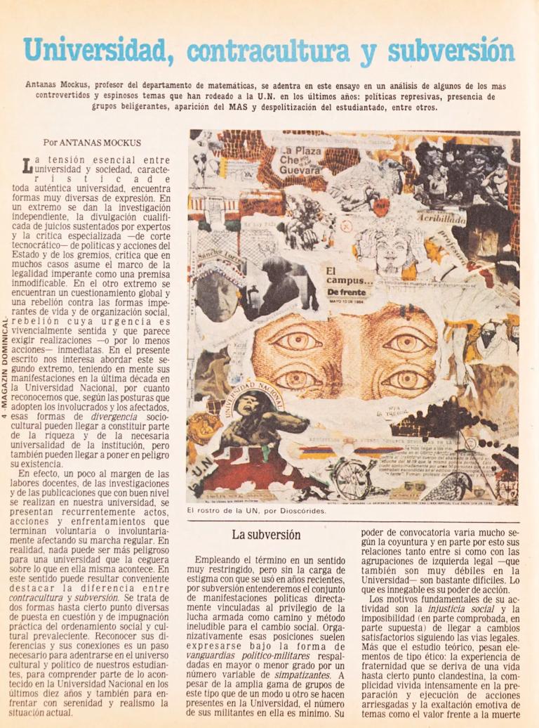 Universidad, contracultura y subversión