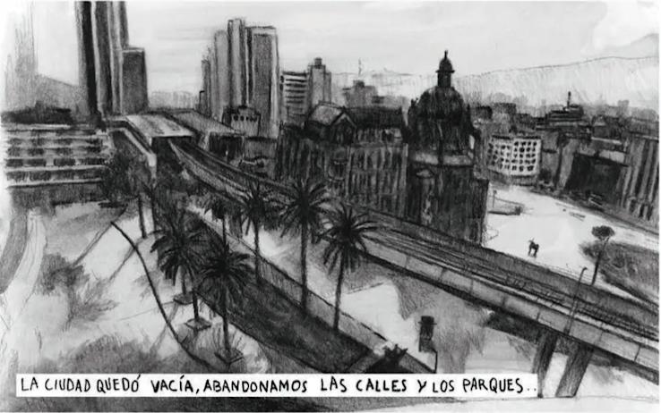 ilustraciones de Daniel Gómez Medellín a solas