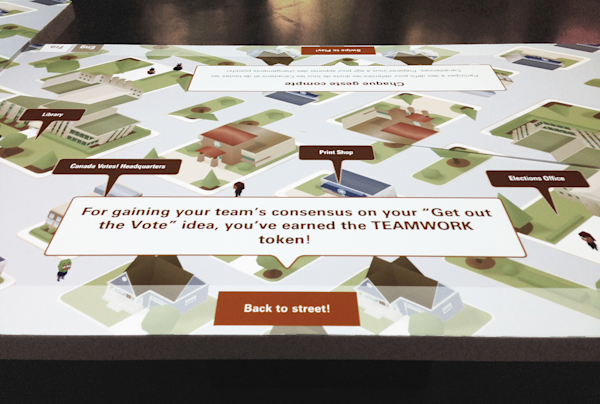 A close-up of the user interface and the game's isometric world.