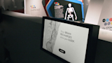 Brain Tests kiosk in-situ at the museum.