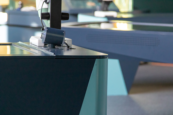 Close-up of the peripherals