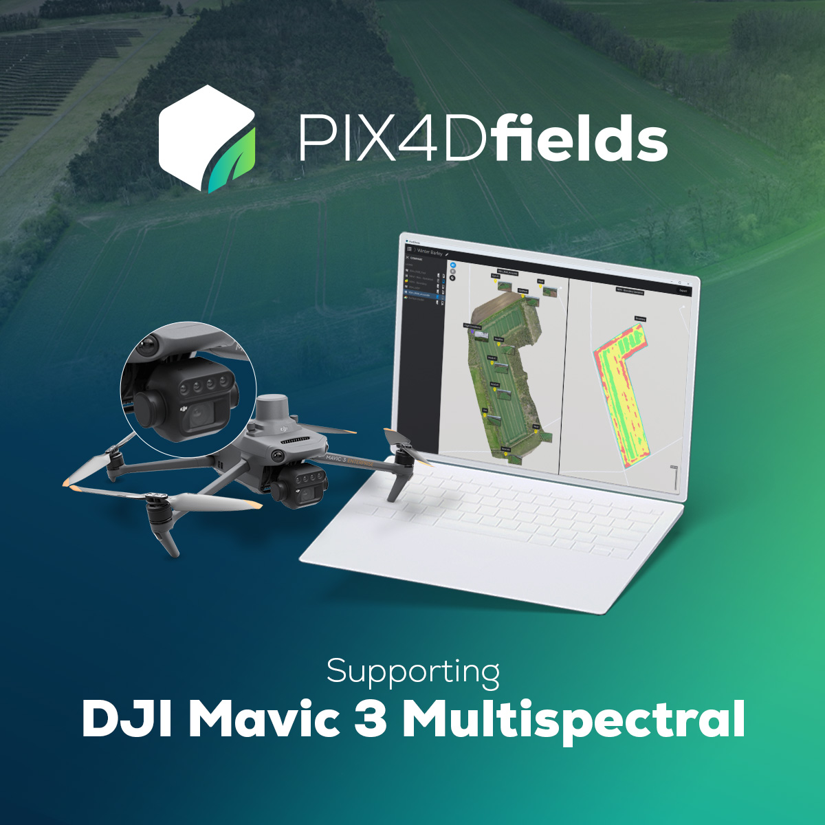 DJI Mavic 3 Multispectral Dataset Pix4D