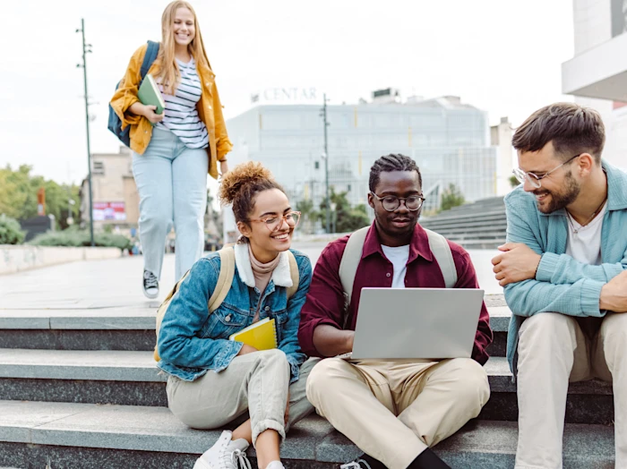 All Access License - Hero - students outside