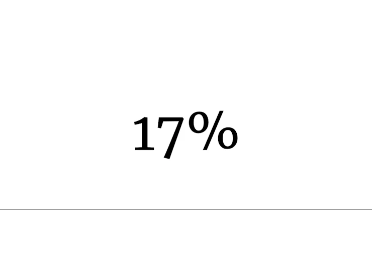 17%