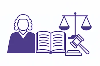 Courtroom Justice in Purple