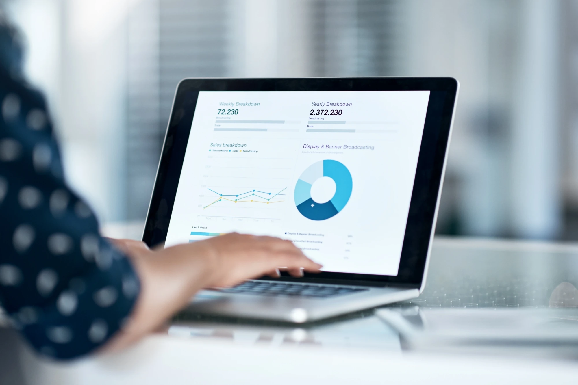 CFFP - person looking at charts on laptop