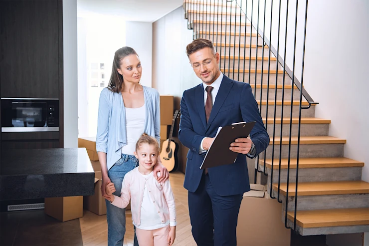 dearborn - realtor showing house to mother and daughter