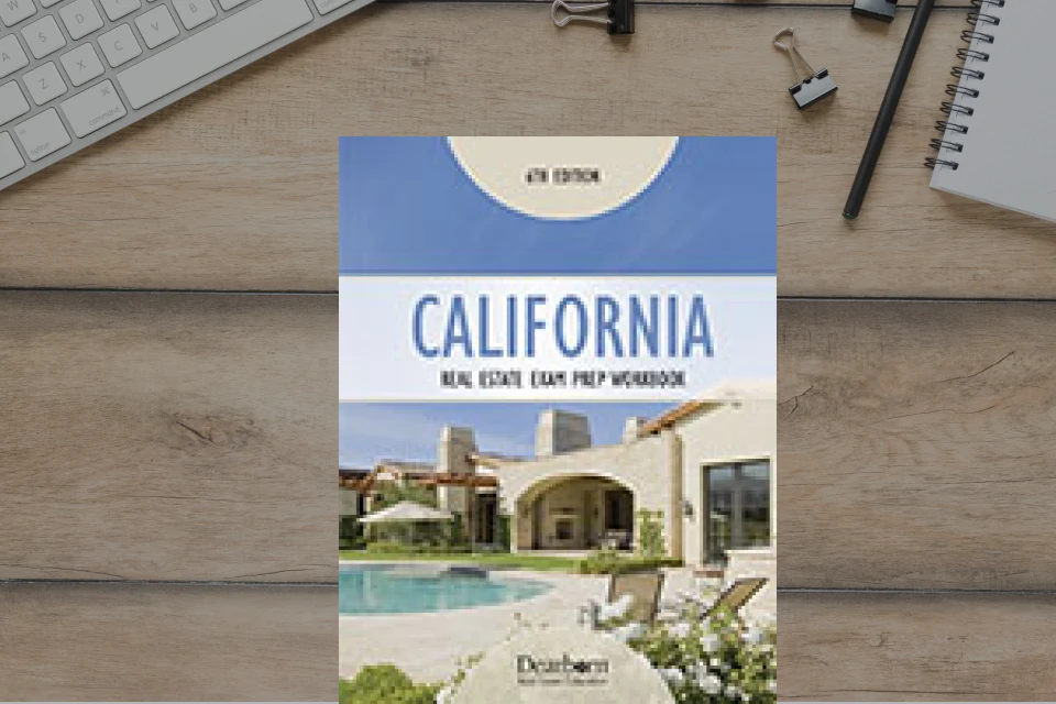 572235 9781078808392 CA RE Exam Prep Wkbk 6e-RE Bookstore Bookcover