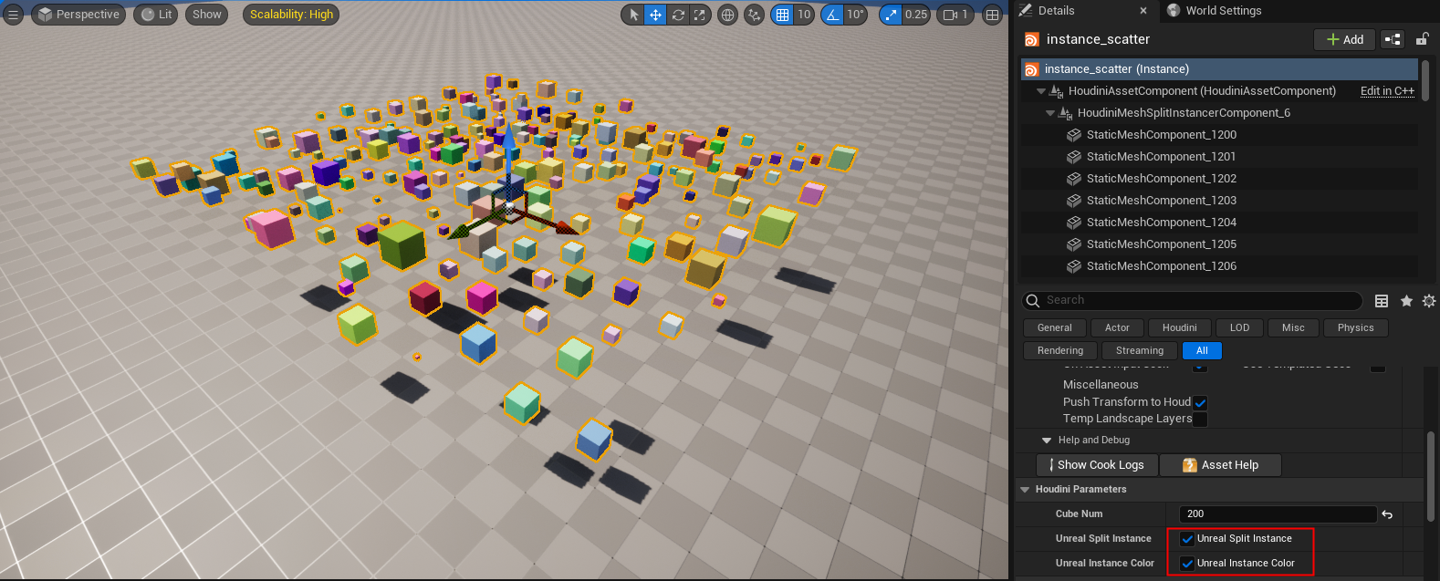 unreal_instance_demo10