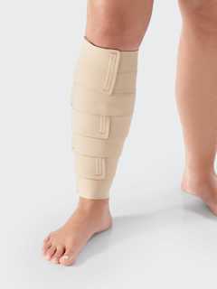 __ReadyWrap® is an off-the-shelf adjustable compression wrap for transitioning out of therapy into self-management during the daytime, nighttime, and high or low activity.__
- ReadyWrap adjustable compression wraps are the perfect alternative to elastic compression hosiery. And with standard size foot, calf, knee, and thigh units, you can get an off-the-shelf full-leg solution that offers a "custom" fit.
- Every ReadyWrap™ now features a tri-color strapping system that makes application even easier. Simply match the colored straps together and you're done!