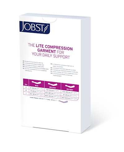 Jobst Bella Lite Armsleeve (long) with Silicone Top Band - Sizing Chart