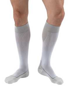 __JOBST Sport is specifically designed for active men and women who want a long-wearing sport sock that is soft, lightweight and breathable. No matter the activity – walking, golf, tennis or when you’re on the go – JOBST Sport is the right sock for your needs. Its graduated compression helps improve blood flow and reduce swelling with knit-in features that help keep you comfortable and energized.__
- Compression socks that fit active lifestyles – for both men and women
-
- Soft, moisture-wicking, lightweight and breathable
-
- Cushioned padding helps protect tendons during exercise
-
- Wide knee band keeps socks up all day even during strenuous activity