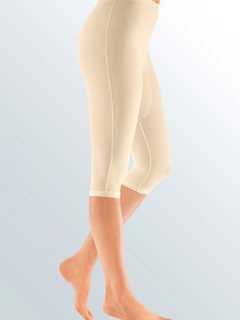 # Circaid Capri Compression Garment
- Active & sedentary use
- Simple measuring & sizing
- Available in 10 sizes
__Additional Details:__
- Provides upper leg compressive support for lymphedema & venous disease
- Recommended for compression post vein ablation
- Provides mild compression from the waist to below the knees
- Typically used in combination with a lower leg compression wrap or stocking
- Active & sedentary use
- Simple measuring & sizing