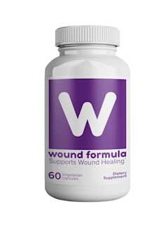 <h2>Wound Formula supports wound healing.</h2>
<p>Wound Formula is a dietary supplement created by a Board Certified surgeon. It contains Diosmin and Hesperidin Bioflavonoids as well as vitamins A, C, and E, Zinc and Lycopene.</p>
<p>60 Vegetarian capsules</p>
<p> </p>
<table class="uk-table ingredients uk-scrollspy-init-inview uk-scrollspy-inview uk-animation-slide-left" data-uk-scrollspy="{cls:'uk-animation-slide-left', delay:400, repeat: true}">
<tbody>
<tr>
<th>Ingredients</th>
<th>Per Serving (<em>mg</em>)</th>
</tr>
<tr>
<td>Vitamin A<br>(from beta carotene)</td>
<td>900 mcg</td>
</tr>
<tr>
<td>Vitamin C<br>(as calcium ascorbate)</td>
<td>90 mg</td>
</tr>
<tr>
<td>Vitamin E<br>(as d-alpha tocopheryl succinate)</td>
<td>15 mg</td>
</tr>
<tr>
<td>Zinc<br>(as zinc aminomin)</td>
<td>11 mg</td>
</tr>
<tr>
<td>Micronized Purified Flavonoid Fraction<br>(MPFF) Complex Blend</td>
<td>500 mg</td>
</tr>
<tr>
<td>Diosmin From MPFF<br>(<em>Citrus auruntium L.</em>)(Fruit)</td>
<td>450 mg</td>
</tr>
<tr>
<td>Hesperidin From MPFF<br>(<em>Citrus auruntium L.</em>)(Fruit)</td>
<td>50 mg</td>
</tr>
<tr>
<td>Lycopene</td>
<td>10 mg</td>
</tr>
</tbody>
</table>
<p> </p>